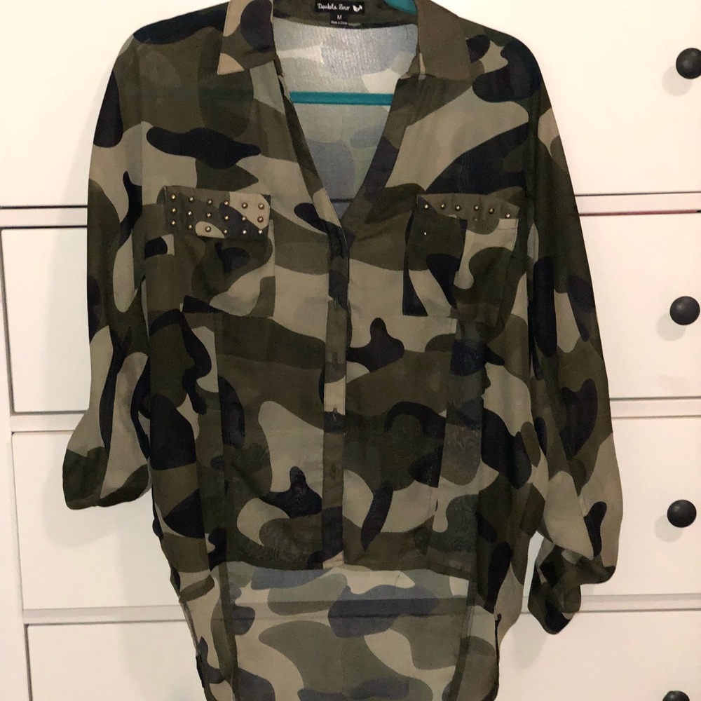 Camo Blouse